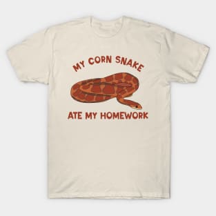 My Corn Snake Ate My Homework T-Shirt